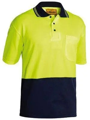 Bisley Workwear Hi-vis Short Sleeve Polo Shirt BK1234 Metro Workwear.